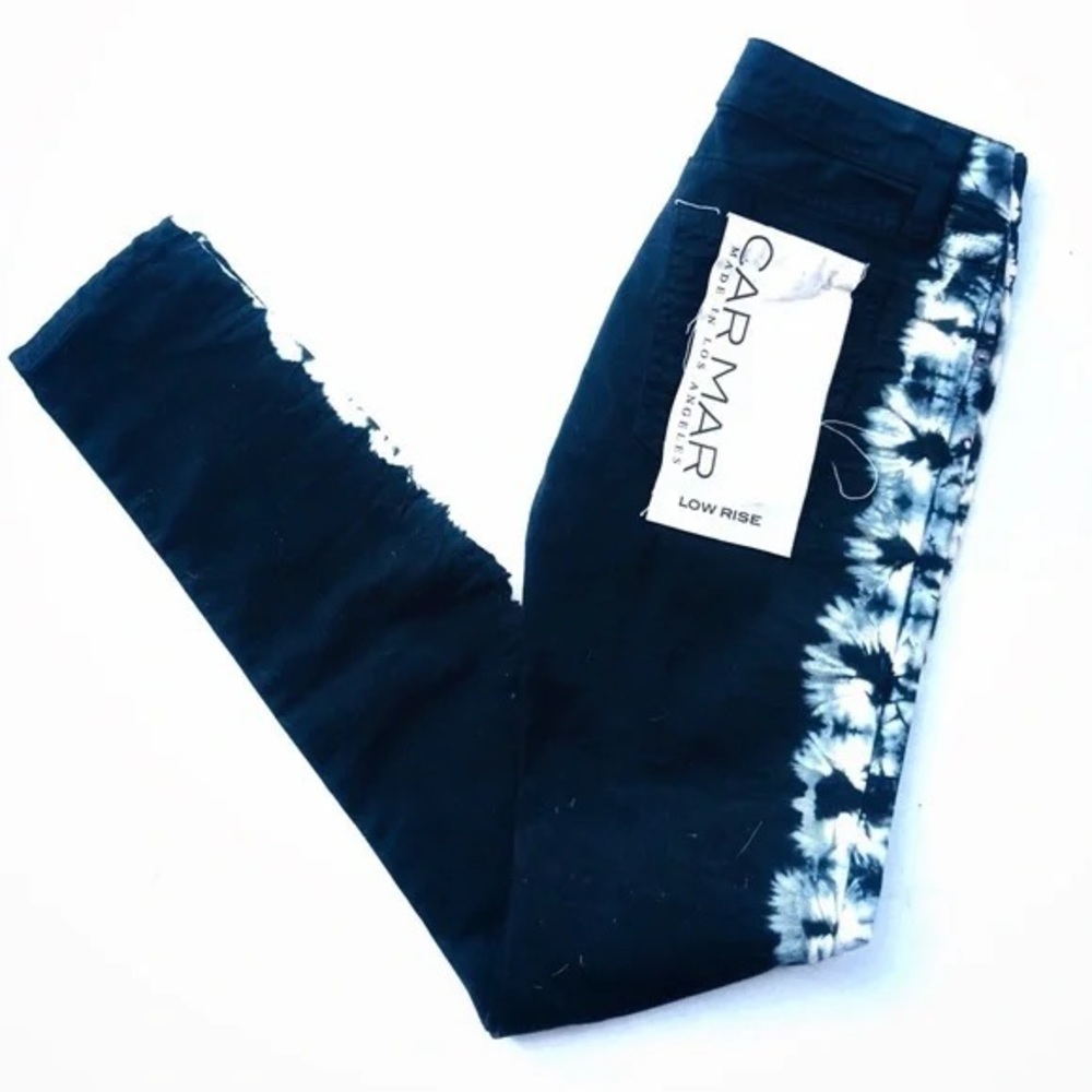 LF Carmar black with side tie dye Jeans